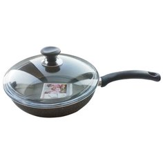 Сотейник Mehtap 109-26, 26 см, с крышкой, черный