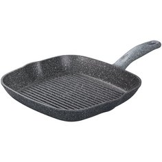 Сковорода-гриль Elan gallery Мрамор 120095, 26 см, черный