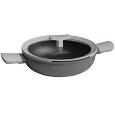 Сотейник BergHOFF Leo 3950166, 26 см, с крышкой, серый