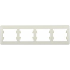 Рамка 4п Schneider ElectricGSL000204 GLOSSA, бежевый