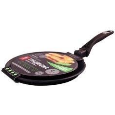 Сковорода блинная Традиция Комфорт ТК6241, 24 см, черный