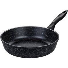 Сковорода Elan gallery Гармония вкуса/Гранит Мечта, 26 см, черный мрамор