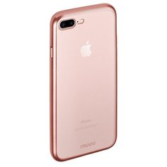 Чехол-накладка Deppa Gel Plus Case (матовый) для Apple iPhone 7 Plus/iPhone 8 Plus розовое золото