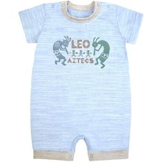 Песочник LEO размер 68, голубой меланж Лео