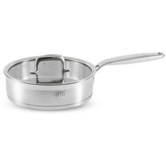 Сковорода GIPFEL PRESTIGE 1221, 26 см, с крышкой, серебристый