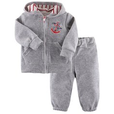 Спортивный костюм Наша мама размер 104, серый/красный