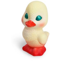 Игрушка для ванной ОГОНЁК Утенок (С-355) желтый/красный