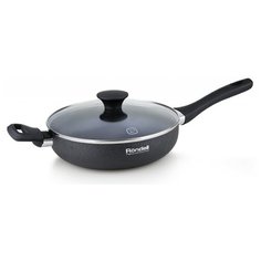 Сотейник Rondell Leistung RDA-1049, 24 см, с крышкой, черный