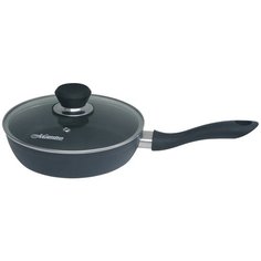 Сковорода Maestro MR1205-28, 28 см, с крышкой, черный