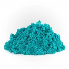 Кинетический песок LORI Домашняя песочница, изумрудный, 0.7 кг, пластиковый контейнер