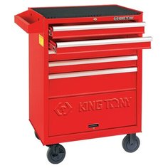 Тележка KING TONY 87432-5B ящики: 5 шт. красный