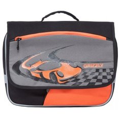 Grizzly Рюкзак (RK-997-1), черный/серый/оранжевый