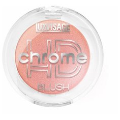 LUXVISAGE Румяна HD Chrome 105 нежный розовый