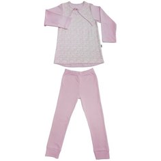 Пижама Наша мама размер 92, розовый