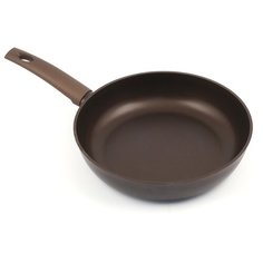 Сковорода TimA Су-шеф 2813П, 28 см, коричневый