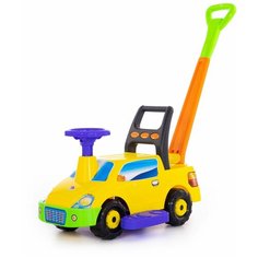 Каталка-толокар Molto Пикап с ручкой (63021 / 63038 / 63045) желтый