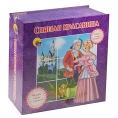 Проф-Пресс Книжка из кубиков.Спящая красавица