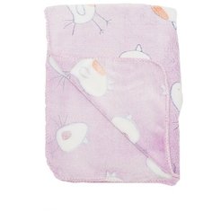 Плед Baby Nice Velsoft 100х118 см "Птички", розовый