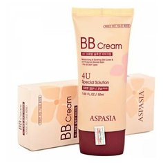 Aspasia BB крем 4U Special Solution, SPF 50, 50 мл, оттенок: бежевый