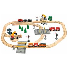 Brio Стартовый набор, Грузоперевозки с самодвижущимся поездом, 33165