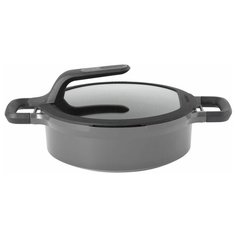 Сотейник BergHOFF Gem grey 2307422, 24 см, с крышкой, серый