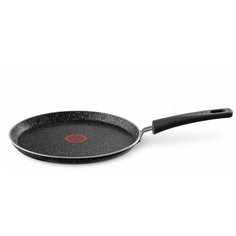 Сковорода блинная Tefal Granit, 25 см, черный/серый
