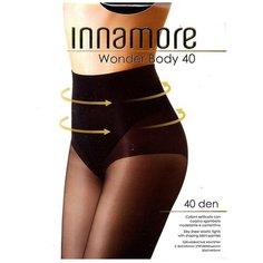 Колготки Innamore Wonder Body, 40 den, размер 5-XL, nero (черный)