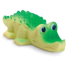 Игрушка для ванной ОГОНЁК Крокодил (С-528) зеленый/бежевый