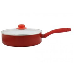 Сотейник NaturePan Modern Л4969, 24 см, с крышкой, красный
