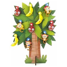Развивающая игрушка Woodland Пальма 124104 коричневый/зеленый