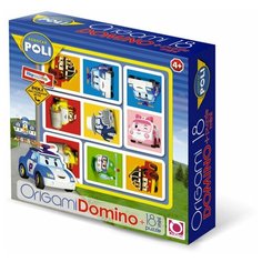 Настольная игра Origami Robocar Poli. Домино+пазл