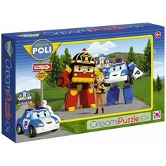 Пазл Origami Robocar Poli Рой, Джин и Поли (05799), 104 дет.