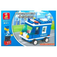 Конструктор SLUBAN Городская серия M38-B0177 Police Car
