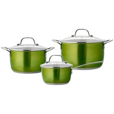 Набор посуды Esprado Emerald 6 пр. зелeный