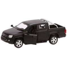 Внедорожник Пламенный мотор Volkswagen Amarok (870298) 1:46, 12 см, черный матовый