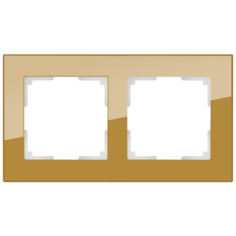 Рамка 2п WerkelWL01-Frame-02, бронзовый