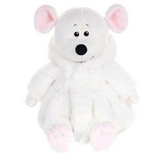 Мягкая игрушка Maxitoys Мышка Мила в белой шубке 28 см