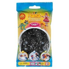 Hama Бусинки для термомозаики, черные (207-18)