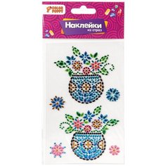 Color Puppy Наклейки из страз Цветы (95451)