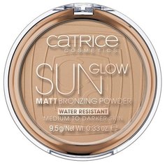 CATRICE Sun Glow Matt Bronzing Powder пудра компактная с эффектом загара матирующая 035 Universal Bronze