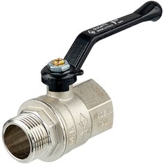 Кран шаровый Bugatti New Jersey 915 муфтовый (ВР/НР), латунь Ду 25 (1")