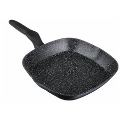 Сковорода-гриль Satoshi Kitchenware Стоун 846-495, 24 см, черный