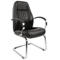 Стул Chairman 950V, металл/искусственная кожа, цвет: черный