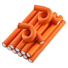 Бигуди-бумеранги Sibel Superflex Long 4222029 (17 мм) 12 шт. оранжевый