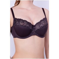 Бюстгальтер MILAVITSA Classic, размер 75F, эспрессо