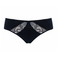 MILAVITSA Трусы кюлот средней посадки Classic, размер 118, черный