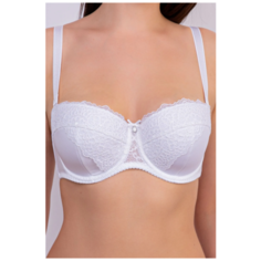 Бюстгальтер MILAVITSA Шарм, размер 80B, белый