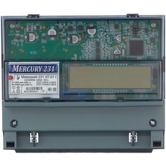 Счетчик электроэнергии трехфазный многотарифный INCOTEX Меркурий 231 АT-01 I (2 тарифа) 5(60) А без привязки к региону