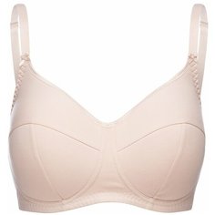 Бюстгальтер Lauma Natural Cotton, размер 75D, silver peony