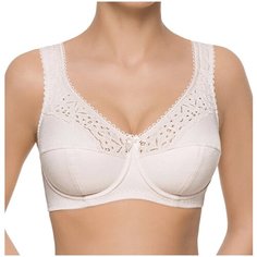Бюстгальтер Lauma Cotton Classic, размер 85G, silver peony